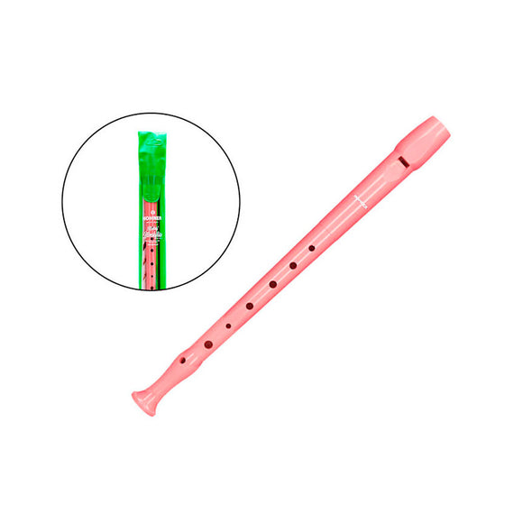 Flauta Hohner 9508, funda verde