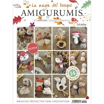Revista Amigurumis. La magia del bosque