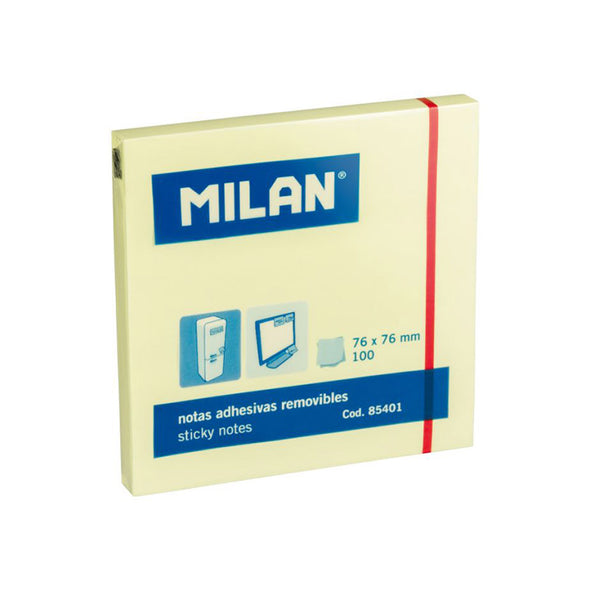 100 notas adhesivas 76x76mm Milán