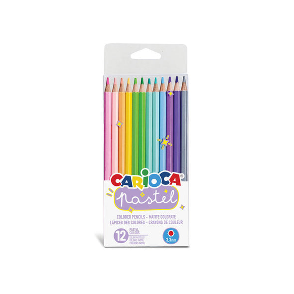 Caja de 12 lápices pastel Carioca