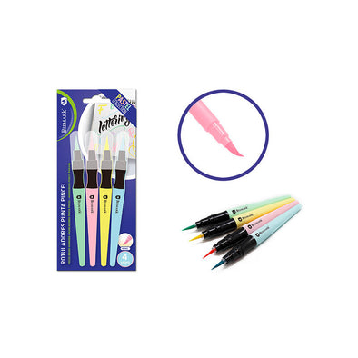 Rotuladores pastel brush pen