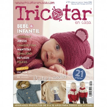 Revista Tricotar en Casa 51, especial bebés